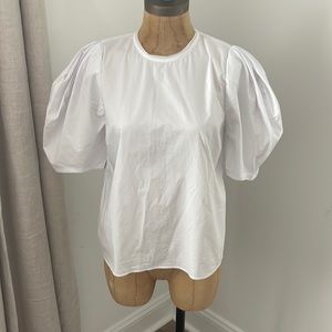 Olivaceous - White Blouse - Size M